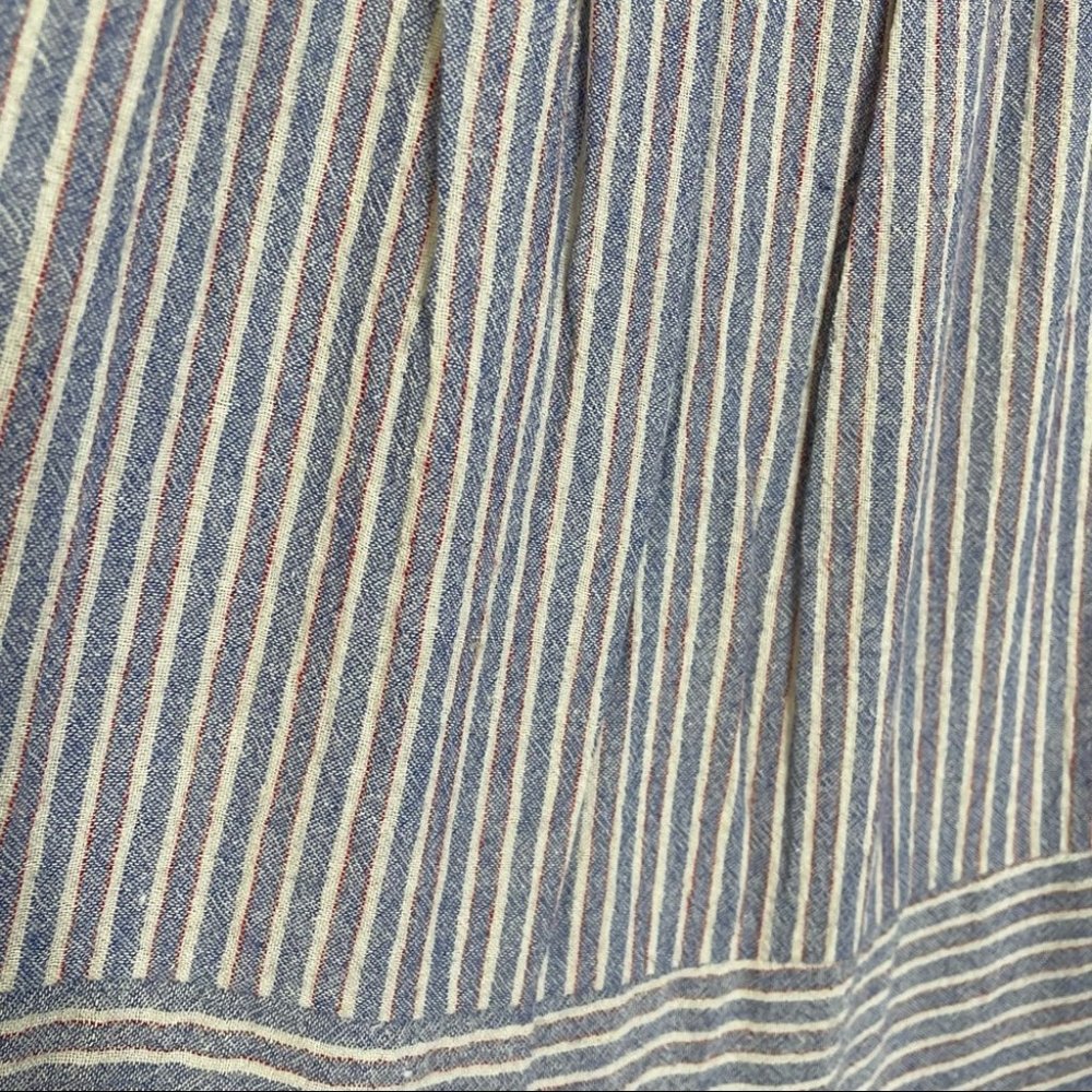 Lulu’s Golden Days Blue Striped Tie-Strap Maxi Dress - Picture 11 of 16
